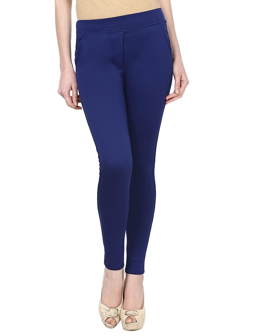 dark blue cotton jeggings - 11249222 - Zoom Image - 1