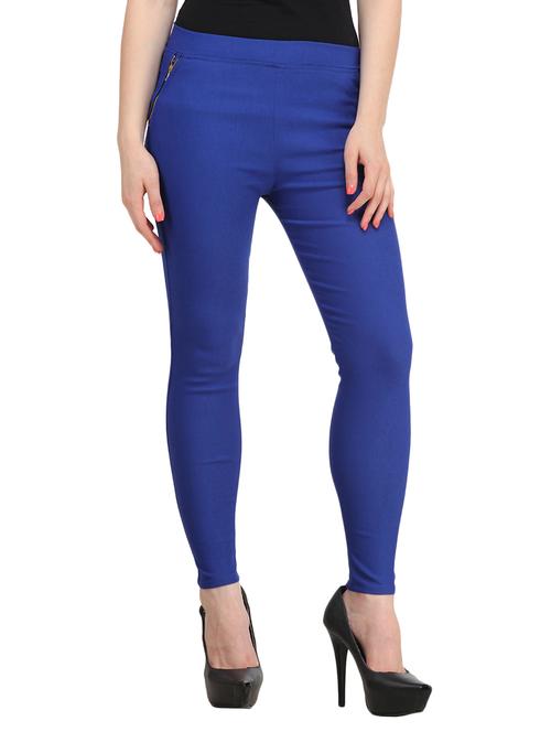 blue cotton jeggings - 11249234 - Standard Image - 1
