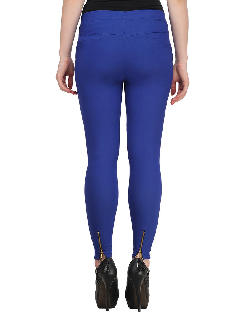 blue cotton jeggings - 11249234 - Zoom Image - 2