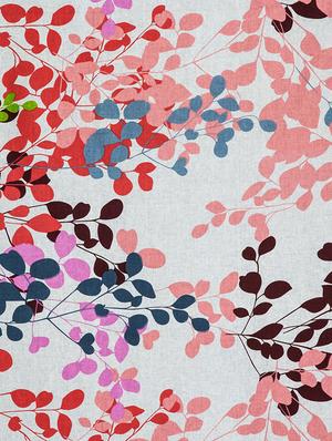 sej floral white pink red 100 % pure double bedsheet set with 2 pillow covers(sblw056d) - 11259104 - Standard Image - 4