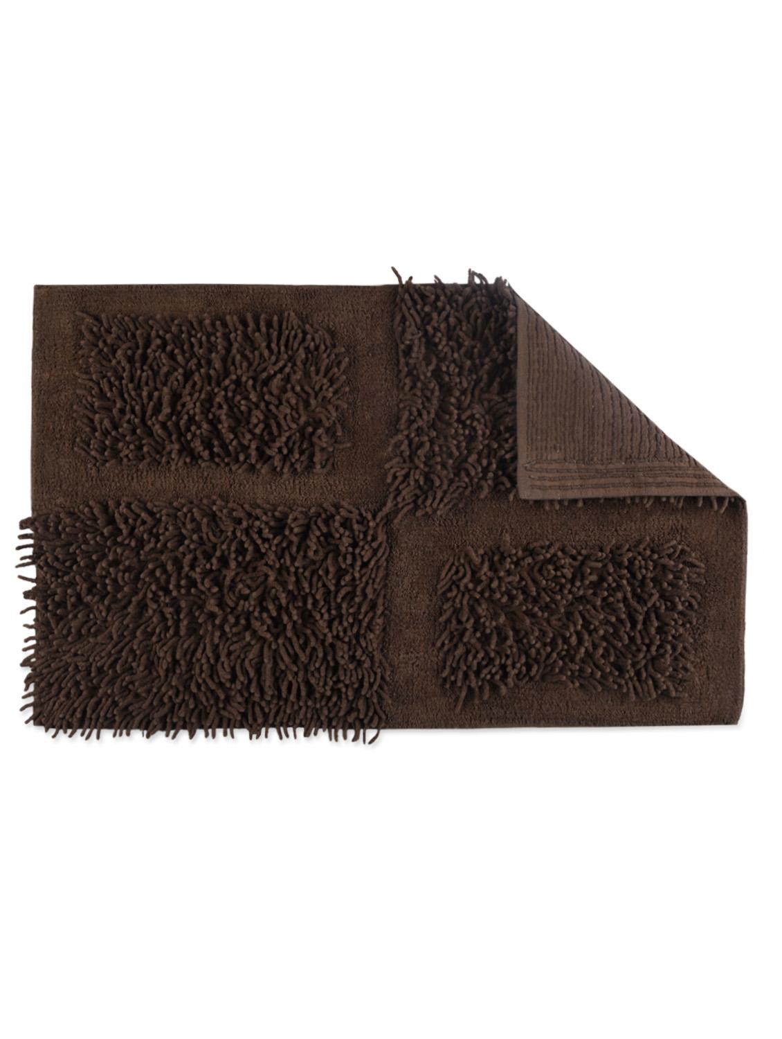 dark brown bath textured bath rug - 1125916 - Zoom Image - 3