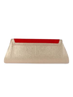 multi velvet flap brooch embellished clutch - 1125985 - Standard Image - 3