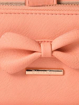 pink leatherette clutch - 11260427 - Standard Image - 4
