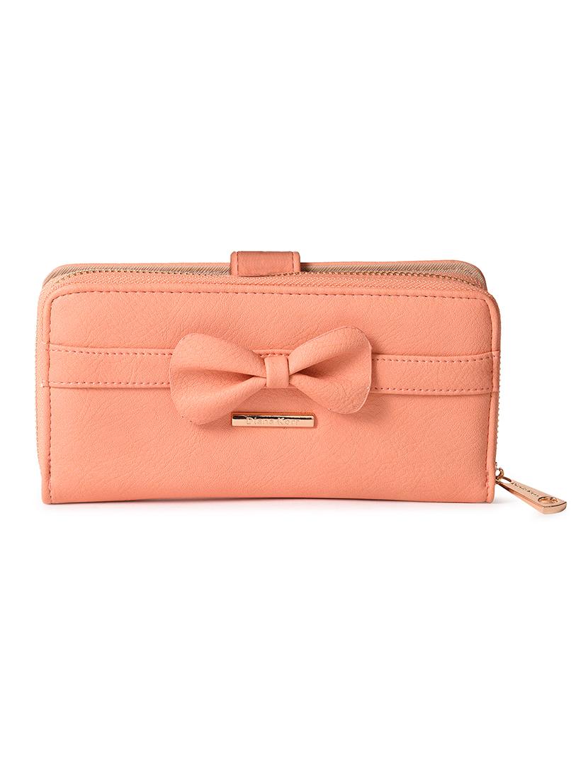 pink leatherette clutch - 11260427 - Zoom Image - 1