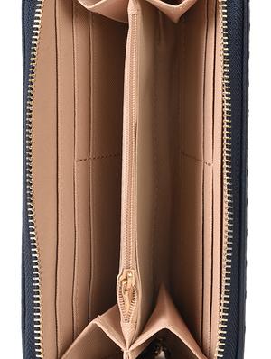 blue leatherette clutch - 11260433 - Standard Image - 3