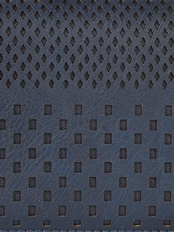 blue leatherette clutch - 11260433 - Zoom Image - 4