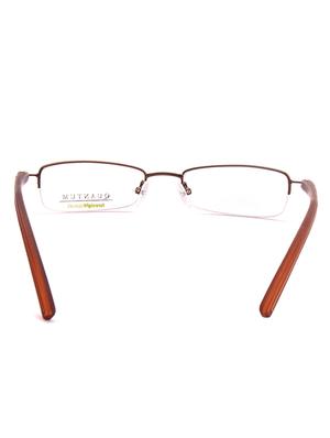 natural color, rectangle half rim eyeglass frame - 11262650 - Standard Image - 3