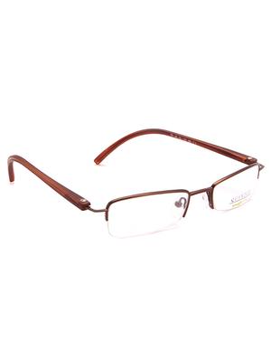 natural color, rectangle half rim eyeglass frame - 11262650 - Standard Image - 4