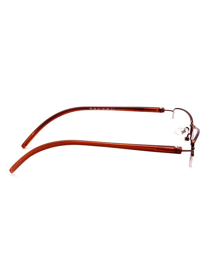 natural color, rectangle half rim eyeglass frame - 11262650 - Zoom Image - 2