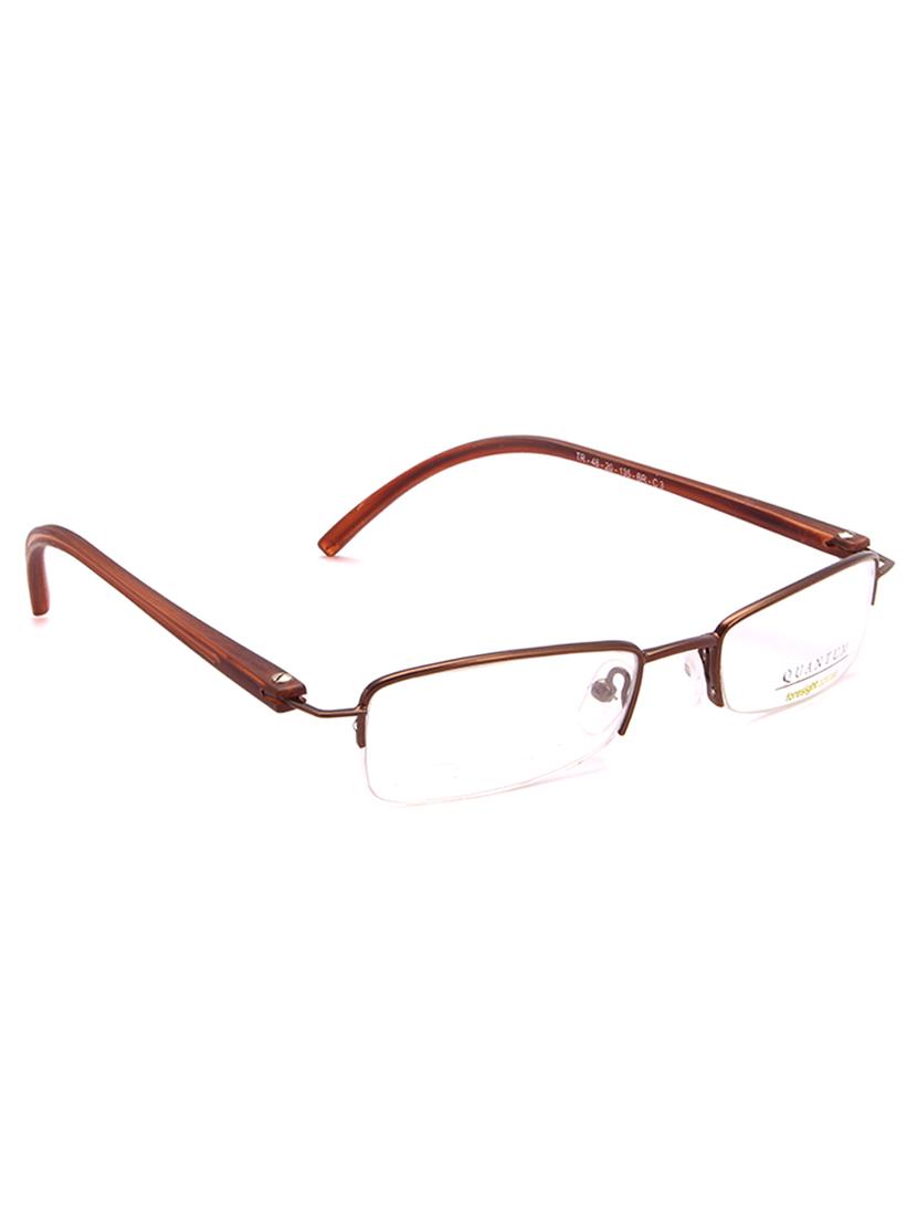 natural color, rectangle half rim eyeglass frame - 11262650 - Zoom Image - 4
