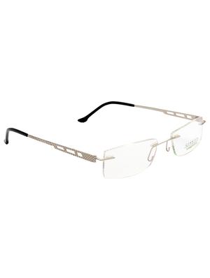natural color, rectangle rimless eyeglass frame - 11262653 - Standard Image - 4