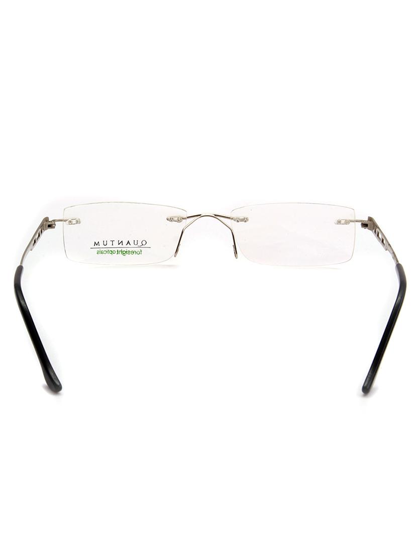 natural color, rectangle rimless eyeglass frame - 11262653 - Zoom Image - 3