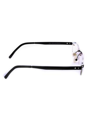 natural color, rectangle rimless eyeglass frame - 11262661 - Standard Image - 2