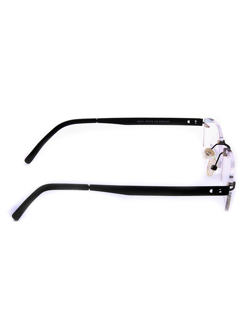 natural color, rectangle rimless eyeglass frame - 11262661 - Zoom Image - 2