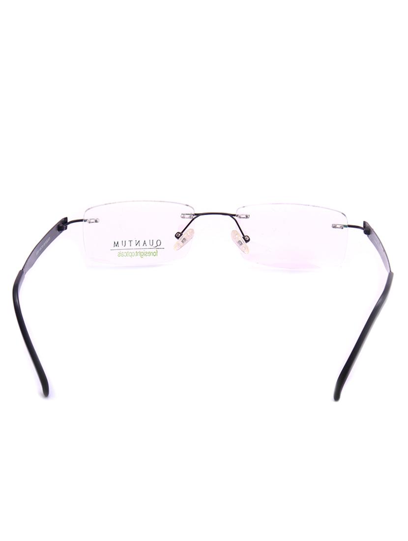 natural color, rectangle rimless eyeglass frame - 11262661 - Zoom Image - 3