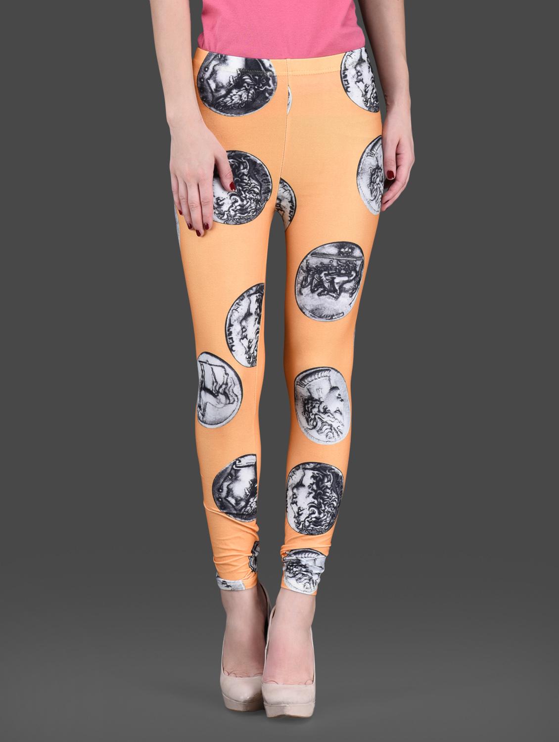 printed polyknit spandex leggings - 1126285 - Zoom Image - 1