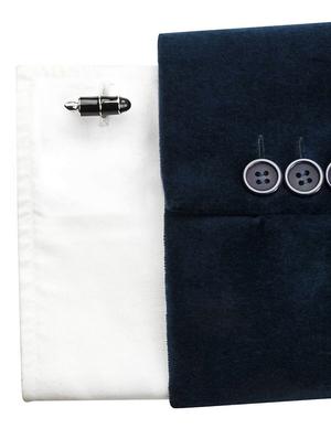 black metal cufflink - 11270935 - Standard Image - 3