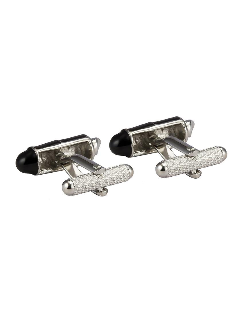 black metal cufflink - 11270935 - Zoom Image - 2