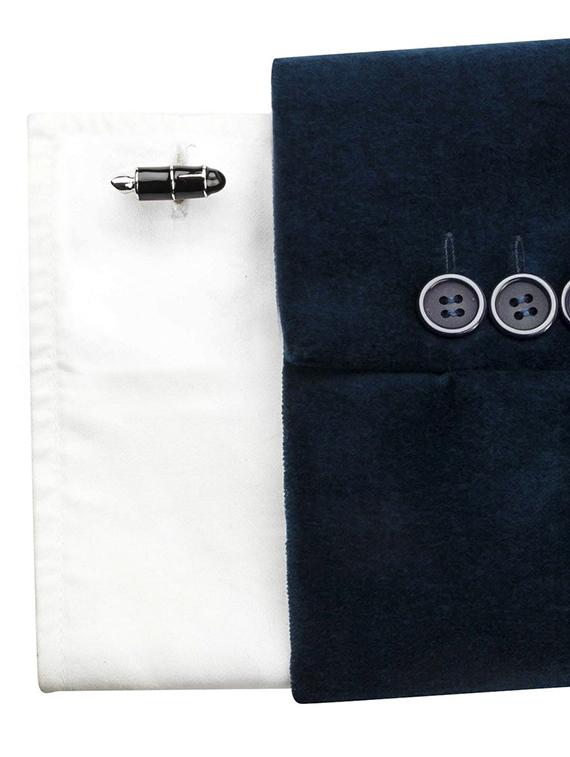 black metal cufflink - 11270935 - Zoom Image - 3