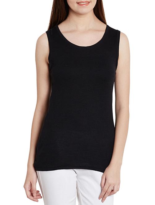 solid black cotton camisole top - 11272088 - Very Small Image - 1