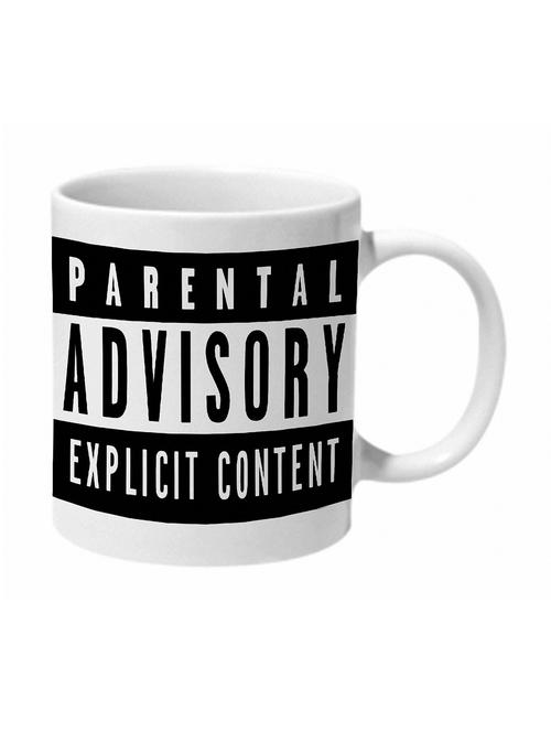 mooch wale parental advisory explicit content ceramic mug - 11280596 - Standard Image - 1