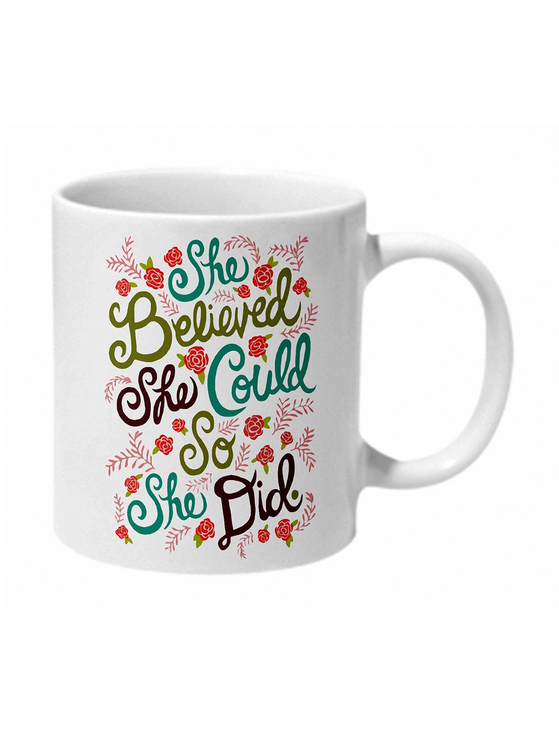 mooch wale she believed she could so she did ceramic mug - 11280627 - Zoom Image - 1
