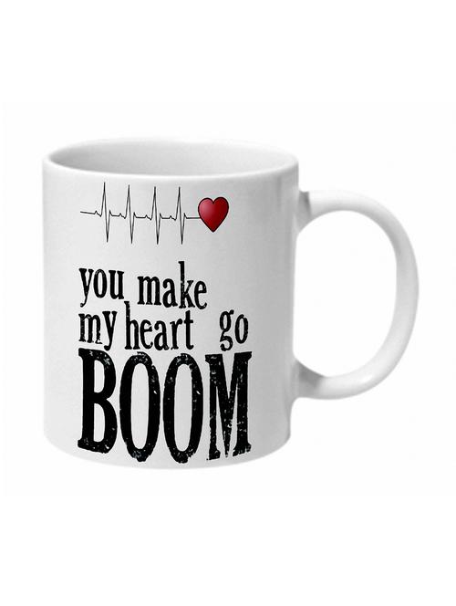 mooch wale you make my heart go boom ceramic mug - 11280697 - Standard Image - 1