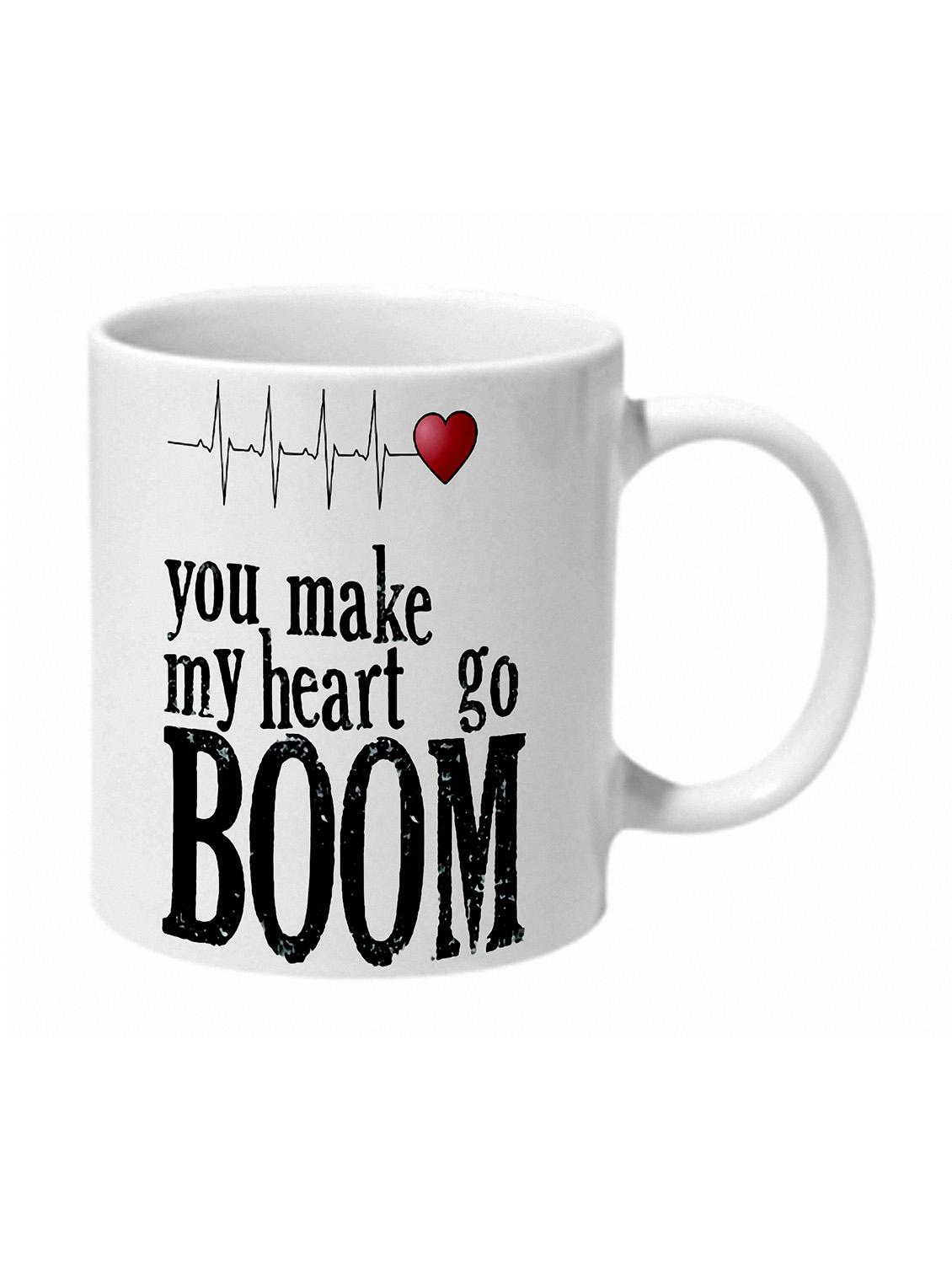 mooch wale you make my heart go boom ceramic mug - 11280697 - Zoom Image - 1