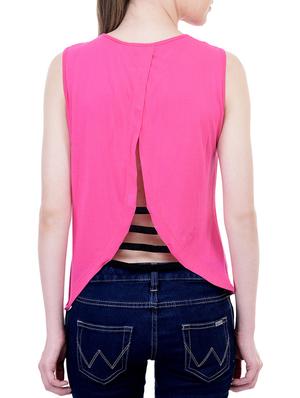 pink color, cotton top - 11282015 - Standard Image - 3