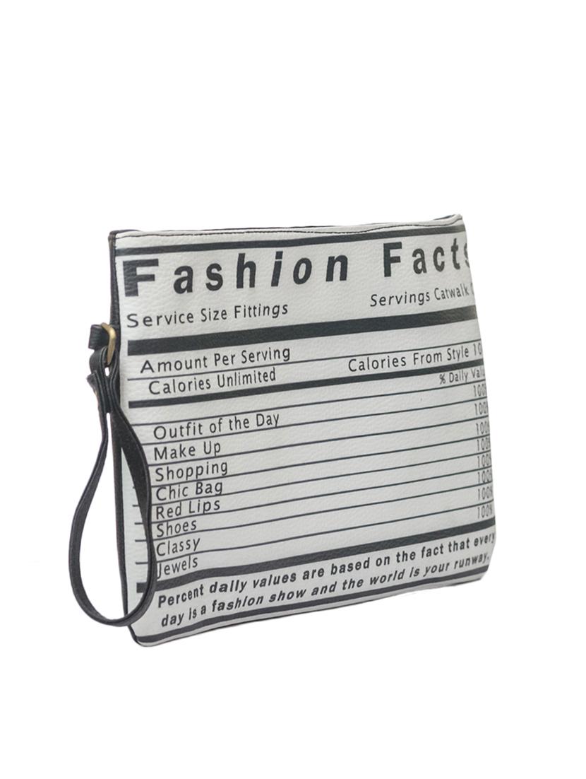 white polyester clutch - 11303611 - Zoom Image - 5