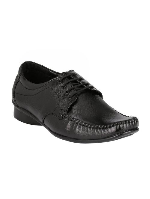 black color, leather derby - 11307133 - Very Small Image - 1