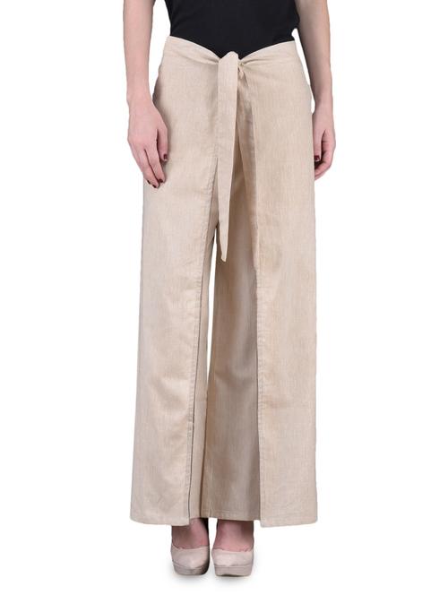 Plain Cotton Palazzo - 1130768 - Very Small Image - 1