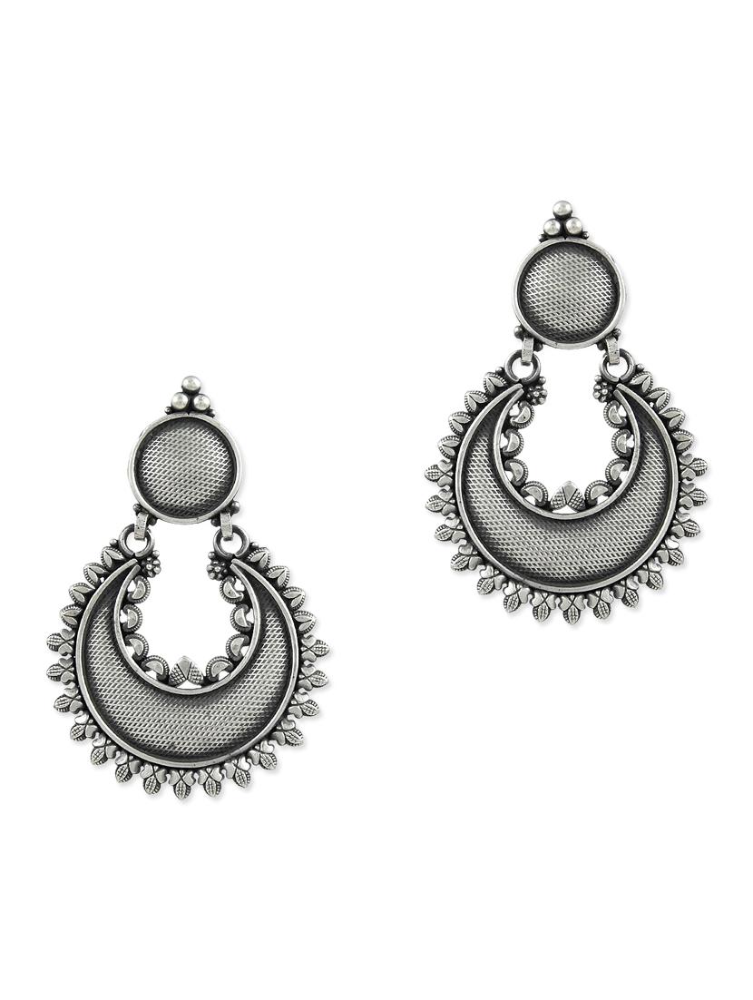 silver chandballi earring - 11319617 - Zoom Image - 1