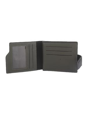 solid black leather wallet - 11326515 - Standard Image - 3