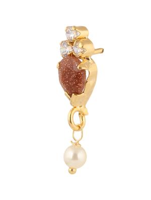 brown gold plated mangalsutra - 11333686 - Standard Image - 4