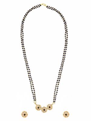 black gold plated necklace - 11333697 - Standard Image - 2