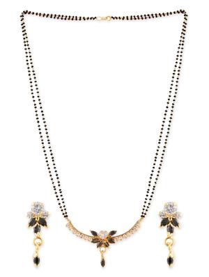 black gold plated mangalsutra - 11333738 - Standard Image - 2