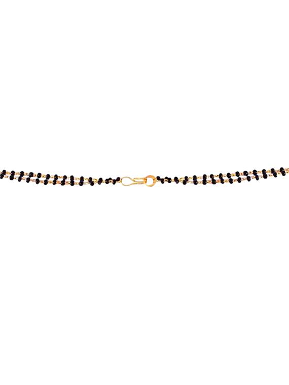 black gold plated mangalsutra - 11333738 - Zoom Image - 3