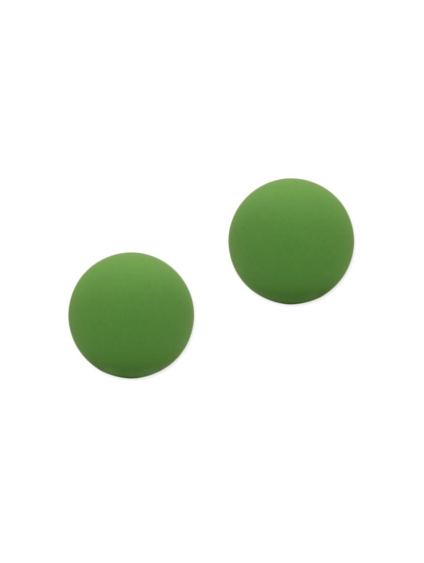 solid green copper studs earrings - 11351085 - Zoom Image - 1