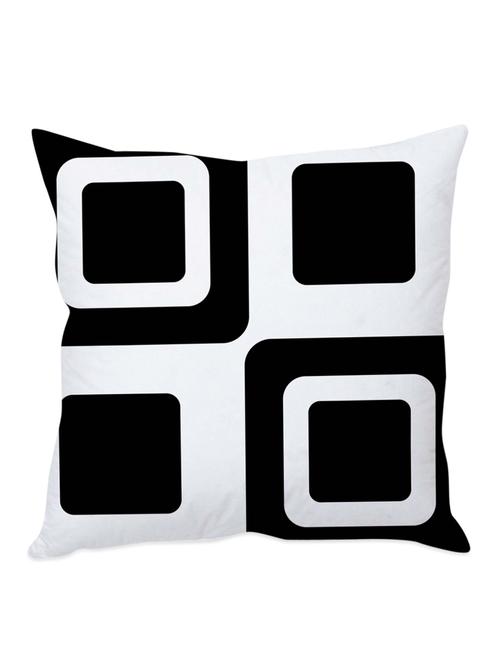 monochrome printed taffeta silk cushion cover - 1135324 - Standard Image - 1