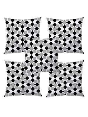 printed taffeta silk cushion cover - 1135331 - Standard Image - 3