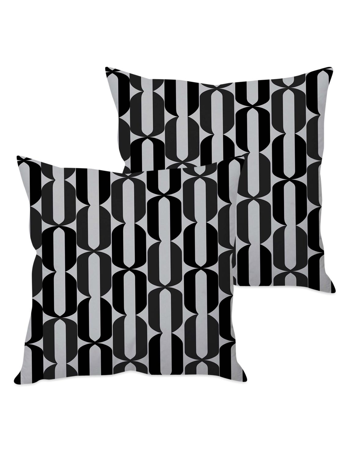 printed taffeta silk cushion cover - 1135353 - Zoom Image - 2
