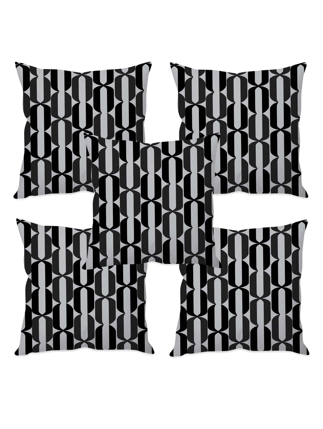 printed taffeta silk cushion cover - 1135353 - Zoom Image - 3