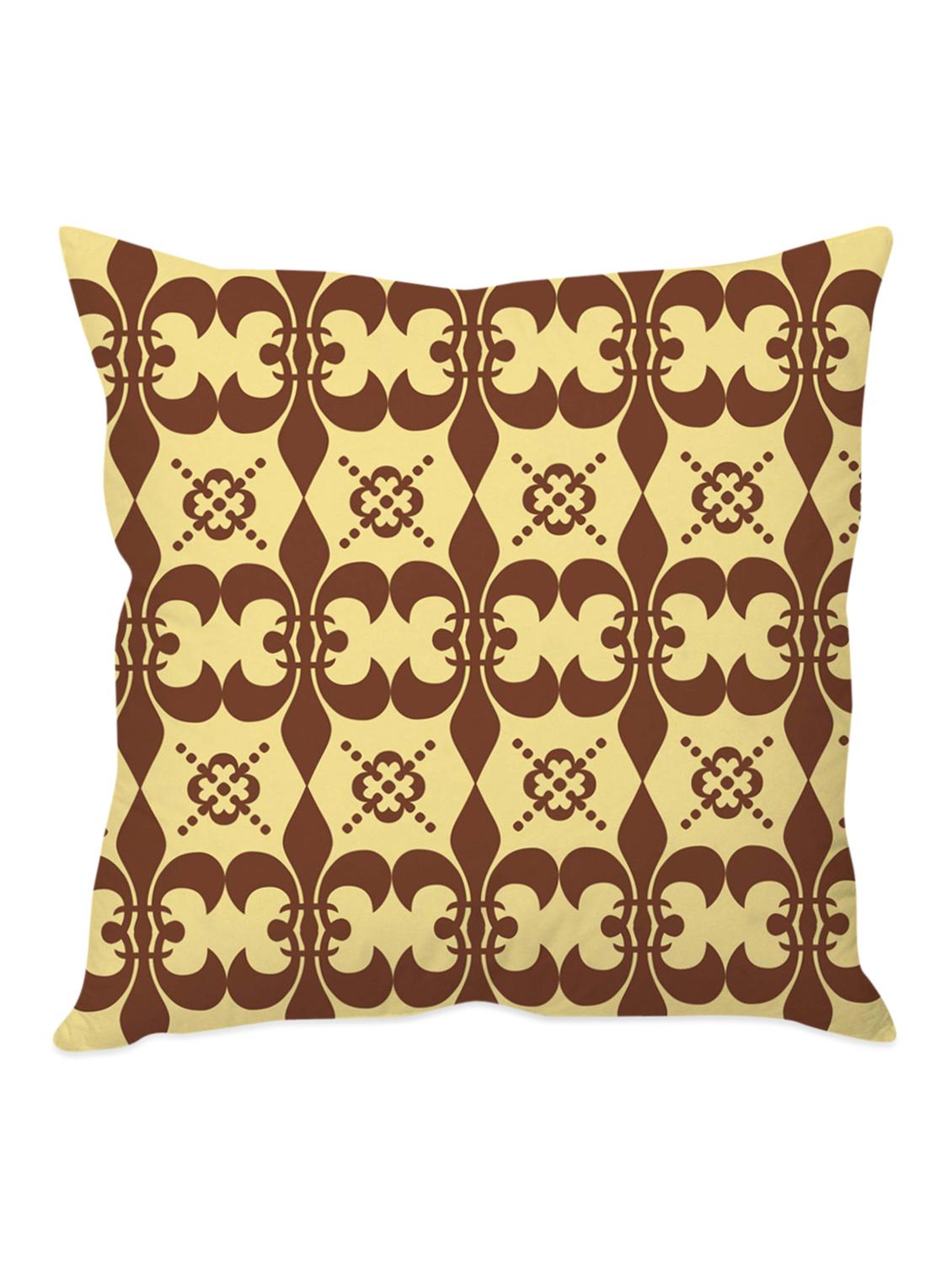 printed taffeta silk cushion cover - 1135375 - Zoom Image - 1