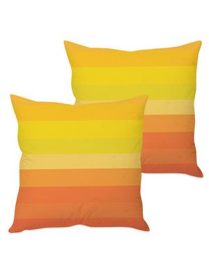 striped taffeta silk cushion cover - 1135379 - Standard Image - 2
