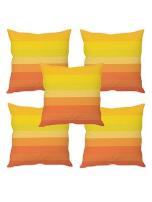 striped taffeta silk cushion cover - 1135379 - Standard Image - 3