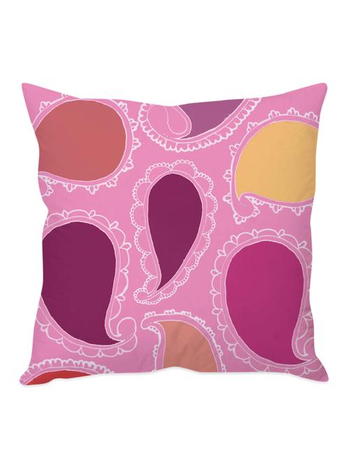 paisley printed taffeta silk cushion cover - 1135382 - Standard Image - 1
