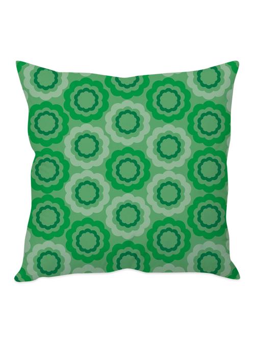 green printed taffeta silk cushion cover - 1135390 - Standard Image - 1