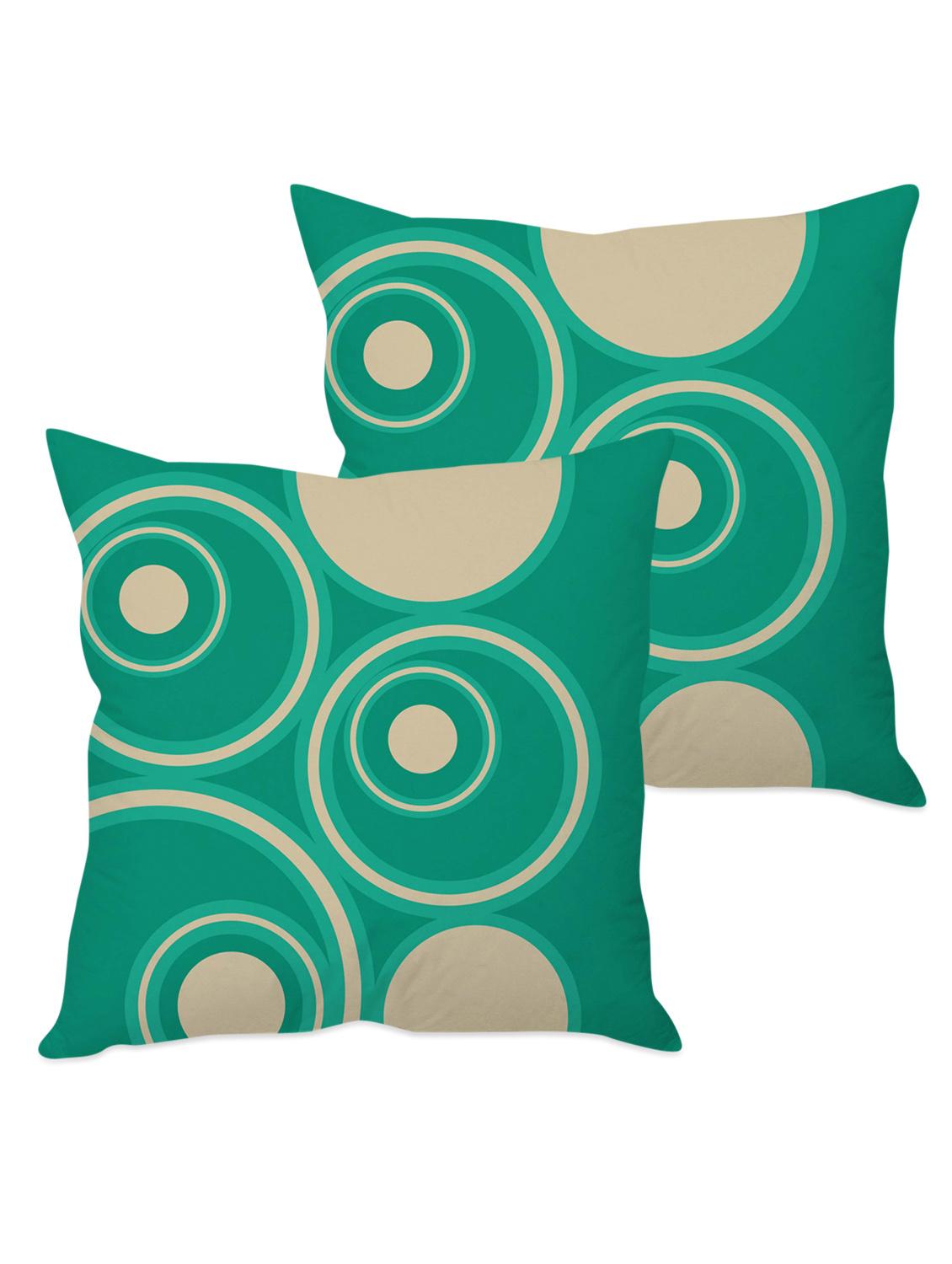 printed taffeta silk cushion cover - 1135401 - Zoom Image - 2