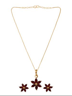 red gold plated pendant - 11367178 - Standard Image - 2